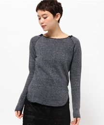 v::room�i���B���[���j�́u�yV::ROOM �z�u�C ���[��/ melange gauze fleece l/s pullover�i�X�E�F�b�g�j�v