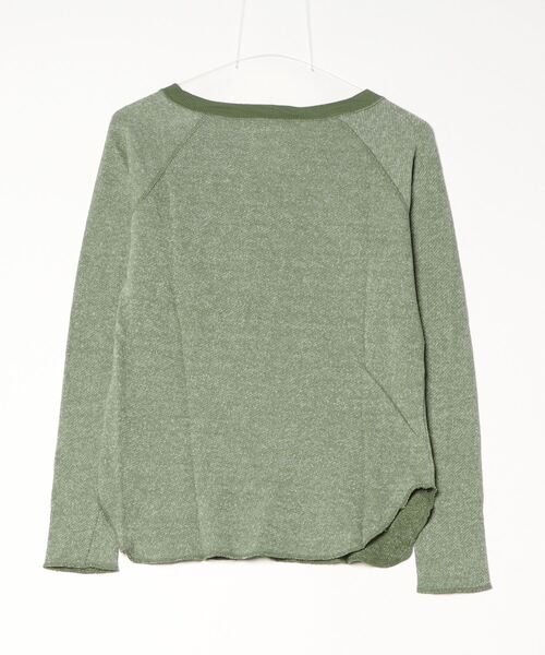 v::room（ヴィルーム）の「【V::ROOM 】ブイ ルーム/ melange gauze fleece l/s pullover（スウェット・レディース・ネイビー/ピンク/オリーブ・XX-SMALL/X-SMALL）」の4枚目の写真