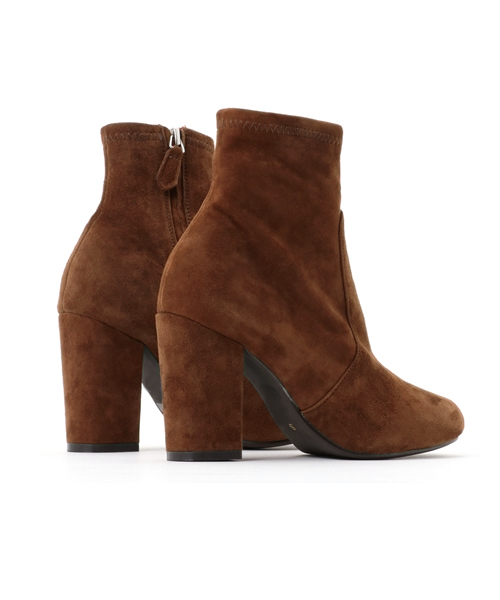 SLY（スライ）の「LEATHER FITTED SHORT BOOTS（ブーツ・レディース・ブラック/ブラウン・LARGE/SMALL/MEDIUM）」の5枚目の写真