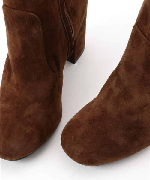 SLY（スライ）の「LEATHER FITTED SHORT BOOTS（ブーツ・レディース・ブラック/ブラウン・LARGE/SMALL/MEDIUM）」の6枚目の写真