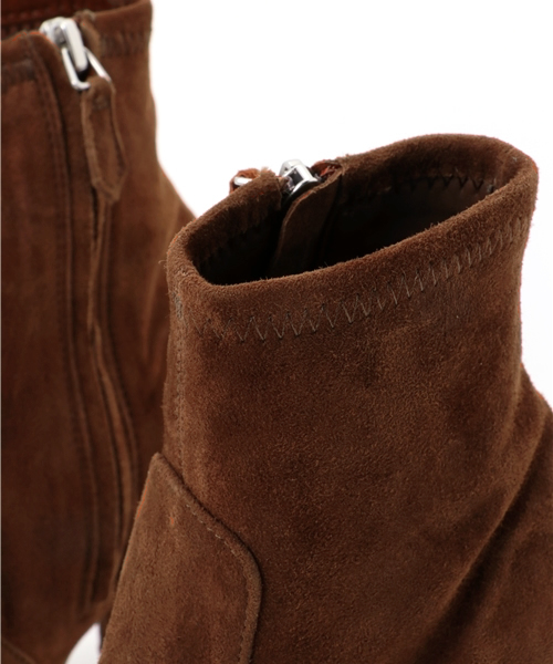 SLY（スライ）の「LEATHER FITTED SHORT BOOTS（ブーツ・レディース・ブラック/ブラウン・LARGE/SMALL/MEDIUM）」の8枚目の写真