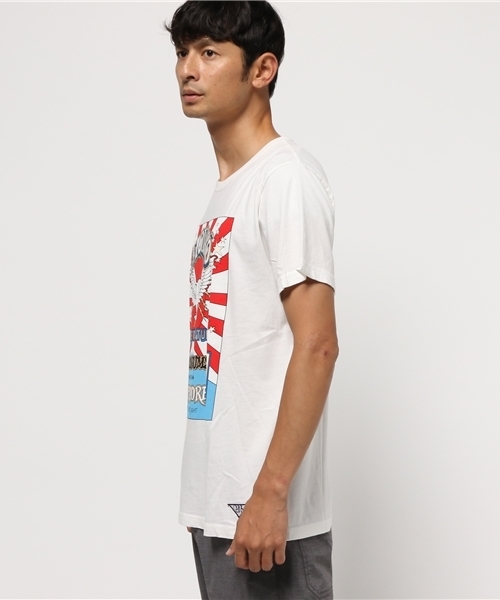 Monro（モンロ）の「ORGANIC TEE GYPSY STORE WHITE | ティー ジプシーストア ホワイト/Tシャツ/Monro/モンロ（Tシャツ/カットソー・メンズ・ホワイト・1/2/0/3）」の2枚目の写真
