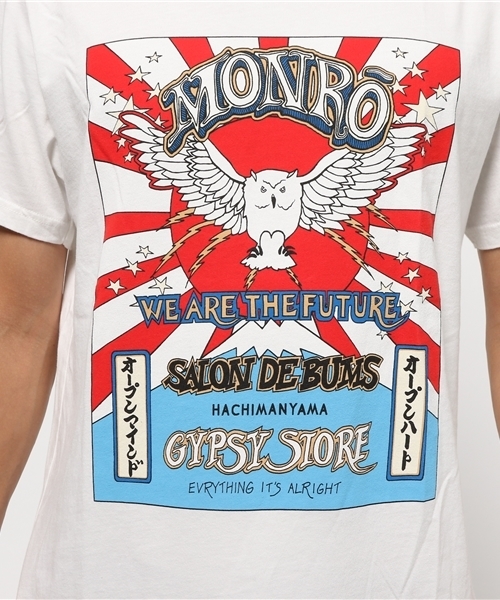 Monro（モンロ）の「ORGANIC TEE GYPSY STORE WHITE | ティー ジプシーストア ホワイト/Tシャツ/Monro/モンロ（Tシャツ/カットソー・メンズ・ホワイト・1/2/0/3）」の6枚目の写真