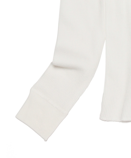 BEAMS BOY（ビームスボーイ）の「◎BEAMS BOY / サーマル無地クルーネック（Tシャツ/カットソー・レディース・ホワイト/ライトグレー/ブラック/レッド系その他/グリーン系その他/ナチュラル/ネイビー/ワイン/グリーン/インディゴブルー/レッド・ONE SIZE）」の21枚目の写真