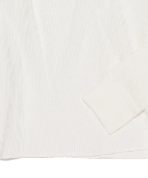 BEAMS BOY（ビームスボーイ）の「◎BEAMS BOY / サーマル無地クルーネック（Tシャツ/カットソー・レディース・ホワイト/ライトグレー/ブラック/レッド系その他/グリーン系その他/ナチュラル/ネイビー/ワイン/グリーン/インディゴブルー/レッド・ONE SIZE）」の22枚目の写真