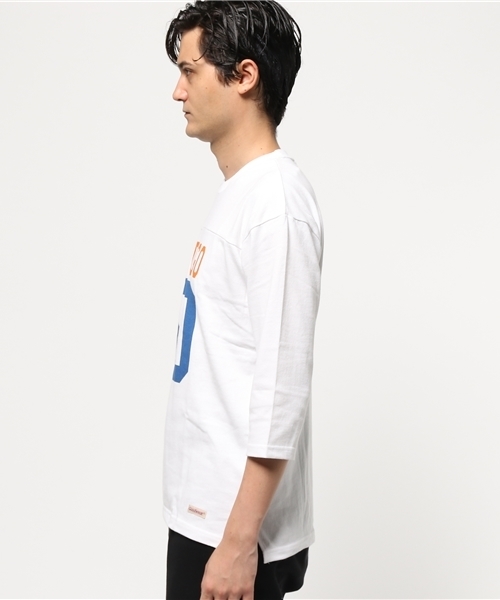 JACKROSE(ジャックローズ)の「GW・フットボール7ブTシャツ(Tシャツ/カットソー・メンズ・エンジ/ベージュ/ホワイト/ブラック/ネイビー・M/L)」の9枚目の写真