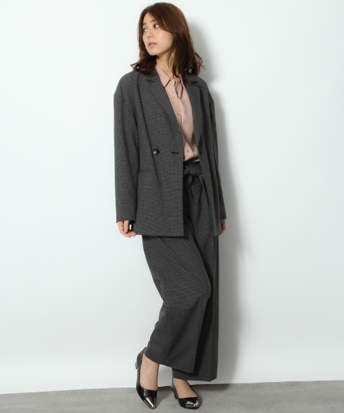 Andemiu（アンデミュウ）の「エリヌキドルマンシャツ 734285 （シャツ/ブラウス・レディース・チャコール/ネイビー/ピンク・FREE）」の8枚目の写真