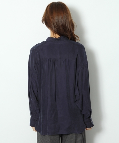 Andemiu（アンデミュウ）の「エリヌキドルマンシャツ 734285 （シャツ/ブラウス・レディース・チャコール/ネイビー/ピンク・FREE）」の12枚目の写真