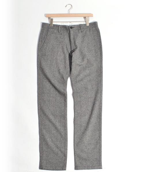 SHIPS JET BLUE（シップスジェットブルー）の「SHIPS JET BLUE: ウールユース スラックスパンツ■（スラックス・メンズ・グレー/チャコールグレー/ネイビー/オリーブ・MEDIUM/SMALL/X-LARGE/LARGE）」の3枚目の写真