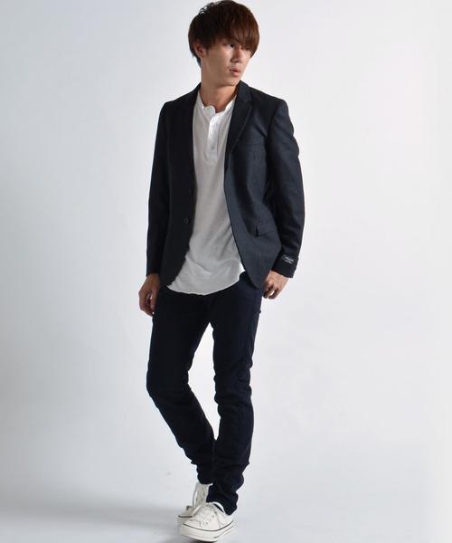 SHIPS JET BLUE（シップスジェットブルー）の「SHIPS JET BLUE: ウールユース スラックスパンツ■（スラックス・メンズ・グレー/チャコールグレー/ネイビー/オリーブ・MEDIUM/SMALL/X-LARGE/LARGE）」の13枚目の写真