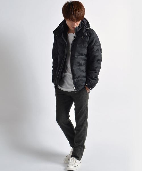 SHIPS JET BLUE（シップスジェットブルー）の「SHIPS JET BLUE: ウールユース スラックスパンツ■（スラックス・メンズ・グレー/チャコールグレー/ネイビー/オリーブ・MEDIUM/SMALL/X-LARGE/LARGE）」の5枚目の写真