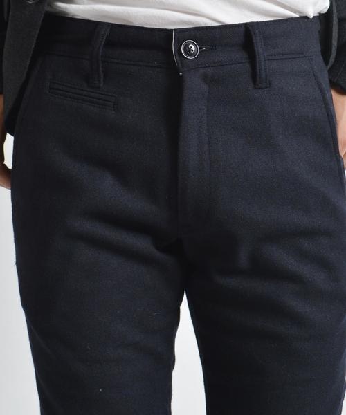 SHIPS JET BLUE（シップスジェットブルー）の「SHIPS JET BLUE: ウールユース スラックスパンツ■（スラックス・メンズ・グレー/チャコールグレー/ネイビー/オリーブ・MEDIUM/SMALL/X-LARGE/LARGE）」の8枚目の写真