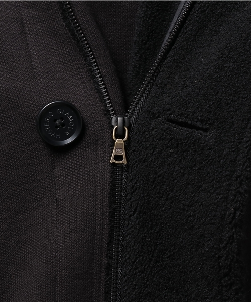 HYSTERIC GLAMOUR（ヒステリックグラマー）の「パイルボア JK（ムートンコート・メンズ・カーキ/ブラック・SMALL/MEDIUM/LARGE）」の7枚目の写真