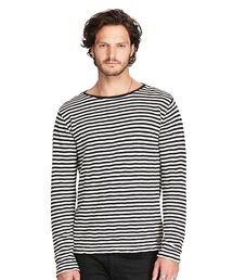 Denim & Supply Ralph Lauren | ストライプド コットン ジャージー  Tシャツ(Tシャツ/カットソー)