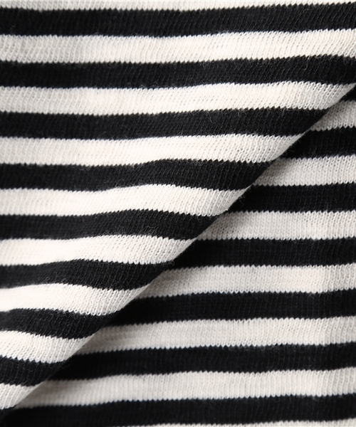 Denim & Supply Ralph Lauren（デニムアンドサプライラルフローレン）の「ストライプド コットン ジャージー  Tシャツ（Tシャツ/カットソー・メンズ・ブラック・LARGE/MEDIUM/SMALL/X-SMALL）」の12枚目の写真
