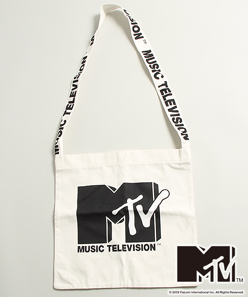 MTV(エムティーヴィー)の「∴WEGO/MTV 2WAYロゴショルダーバッグ(ショルダーバッグ・レディース・ブラック/その他1・FREE)」の3枚目の写真