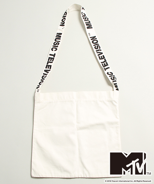 MTV(エムティーヴィー)の「∴WEGO/MTV 2WAYロゴショルダーバッグ(ショルダーバッグ・レディース・ブラック/その他1・FREE)」の5枚目の写真