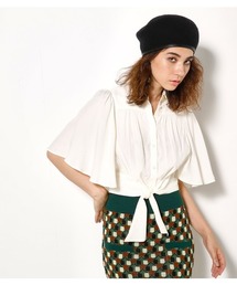 SLY | FLARE SLEEVE CROPPED SH(シャツ/ブラウス)
