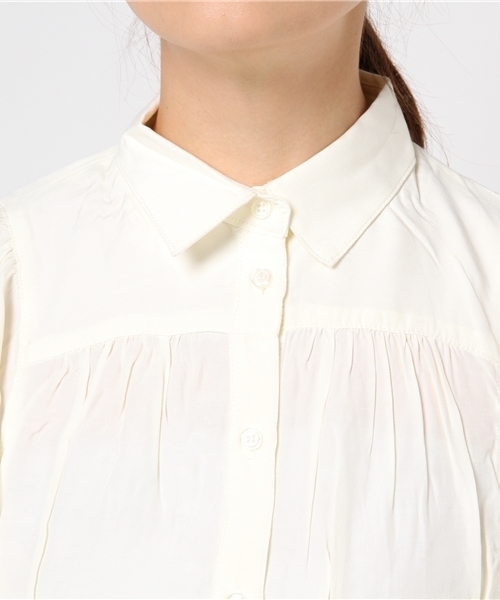 SLY（スライ）の「FLARE SLEEVE CROPPED SH（シャツ/ブラウス・レディース・カーキ/ホワイト/ブラック・1/2）」の7枚目の写真