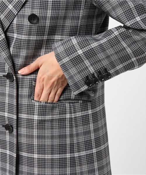 UNITED TOKYO（ユナイテッドトウキョウ）の「バレンシアダブルブレストジャケット（テーラードジャケット・レディース・ネイビー/マルチ・1）」の12枚目の写真