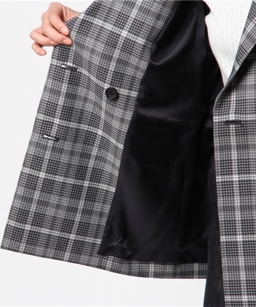 UNITED TOKYO（ユナイテッドトウキョウ）の「バレンシアダブルブレストジャケット（テーラードジャケット・レディース・ネイビー/マルチ・1）」の13枚目の写真