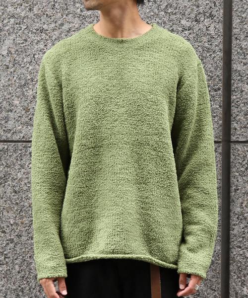 coen（コーエン）の「モールクルーネックニット（ニット/セーター・メンズ・オリーブ/ネイビー・LARGE/X-LARGE/MEDIUM/SMALL）」の11枚目の写真