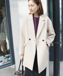 PORTLAND テーラードダブルコート◆