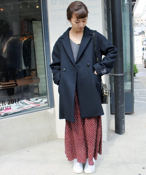 2017*IENA SLOBE イエナ ノーカラーZIP ボアブルゾン SLOBE IENA - 2017*IENA SLOBE イエナ ノーカラーZIP ボアブルゾンの