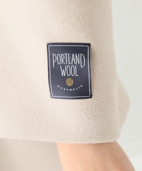 SLOBE IENA（スローブイエナ）の「PORTLAND テーラードダブルコート◆（その他アウター・レディース・ベージュ/ネイビー/サックスブルー・36/38/40）」の13枚目の写真