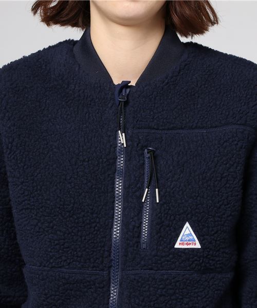 Cape HEIGHTS（ケープハイツ）の「Cape Heights ケープハイツ / OAKLAND レトロフリースパーカー（その他アウター・レディース・ネイビー/ベージュ系その他・X-SMALL）」の5枚目の写真