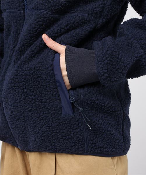 Cape HEIGHTS（ケープハイツ）の「Cape Heights ケープハイツ / OAKLAND レトロフリースパーカー（その他アウター・レディース・ネイビー/ベージュ系その他・X-SMALL）」の11枚目の写真