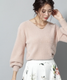 Andemiu | ネコヤーンソデボリュームプルオーバー773794(ニット/セーター)