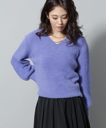 Andemiu | ネコヤーンソデボリュームプルオーバー773794(ニット/セーター)