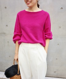 IENA | chess パフスリーブプルオーバー◆(ニット/セーター)