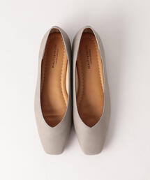 BEAUTY&YOUTH UNITED ARROWS | 【新色予約】BY∴ Vカットスクエアトゥフラットシューズ 1.0(パンプス)