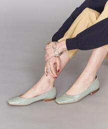 BEAUTY&YOUTH UNITED ARROWS | BY∴ Vカットスクエアトゥフラットシューズ 1.0(パンプス)