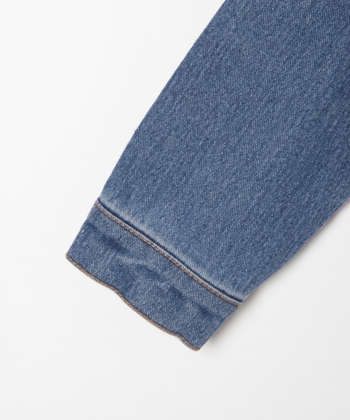 GLOBAL WORK(グローバルワーク)の「【キッズ】ストレッチデニムGジャン/776568(デニムジャケット・キッズ・ライトブルー・LARGE/MEDIUM/SMALL/X-LARGE/XX-LARGE)」の5枚目の写真