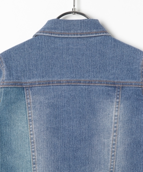 GLOBAL WORK(グローバルワーク)の「【キッズ】ストレッチデニムGジャン/776568(デニムジャケット・キッズ・ライトブルー・LARGE/MEDIUM/SMALL/X-LARGE/XX-LARGE)」の8枚目の写真