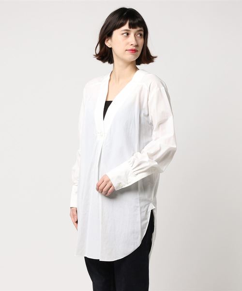 VINCA TOKYO(ヴィンカトーキョー)の「VINCA TOKYO ビッグプルオーバー(シャツ/ブラウス・レディース・サックスブルー/ベージュ/ホワイト・FREE)」の1枚目の写真