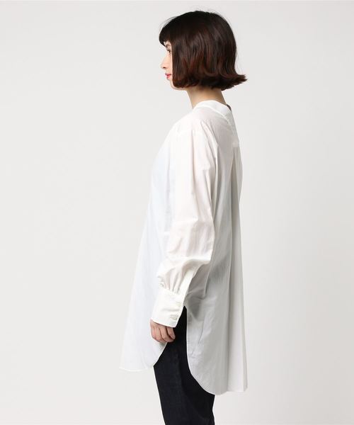 VINCA TOKYO(ヴィンカトーキョー)の「VINCA TOKYO ビッグプルオーバー(シャツ/ブラウス・レディース・サックスブルー/ベージュ/ホワイト・FREE)」の4枚目の写真