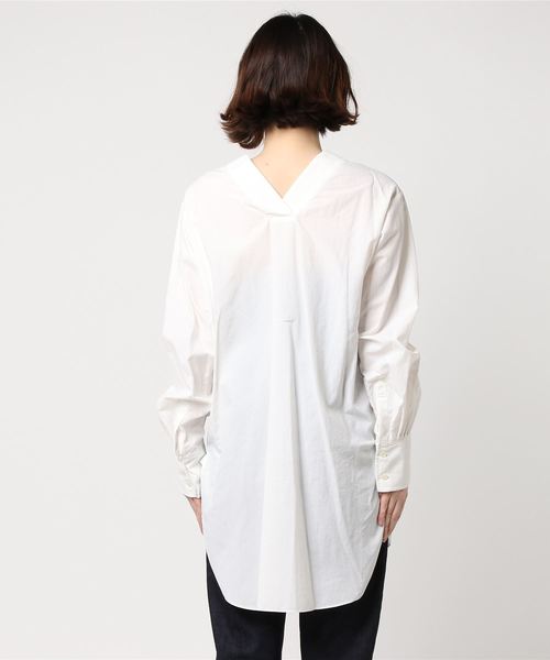 VINCA TOKYO(ヴィンカトーキョー)の「VINCA TOKYO ビッグプルオーバー(シャツ/ブラウス・レディース・サックスブルー/ベージュ/ホワイト・FREE)」の5枚目の写真