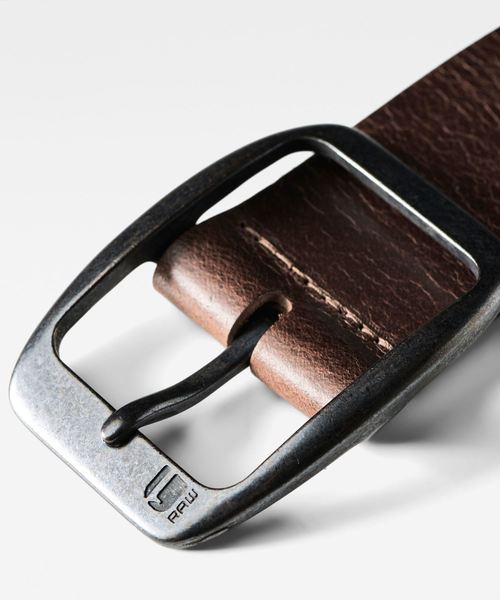 G-STAR（ジースター）の「LADD BELT/レザーベルト（ベルト・メンズ・ブラック/ライトブラウン/ブラウン・80/85/90/95）」の8枚目の写真
