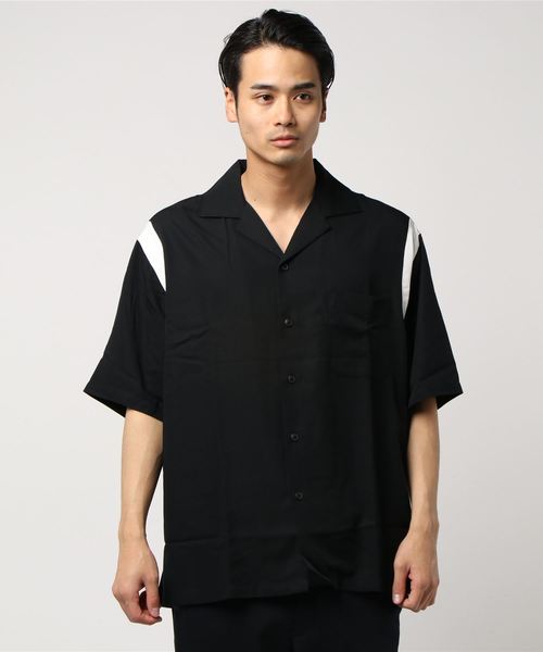 WEGO(ウィゴー)の「WEGO/フィブリルボーリングシャツ(シャツ/ブラウス・メンズ・ホワイト/ブラック/グリーン/ピンク/ネイビー・MEDIUM/LARGE)」の7枚目の写真