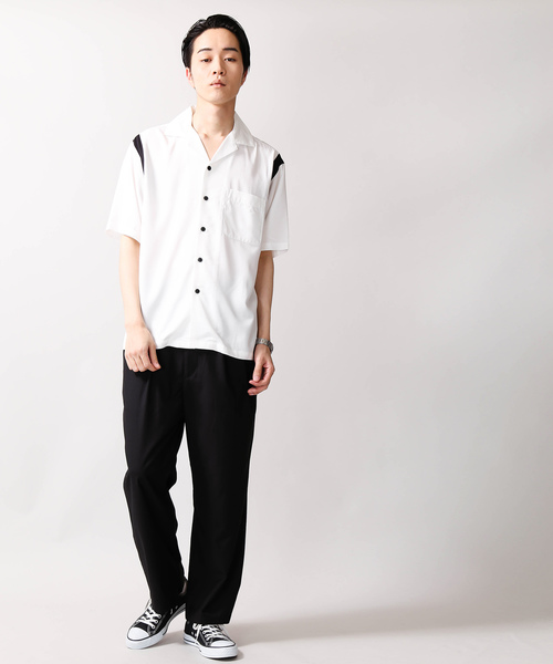 WEGO(ウィゴー)の「WEGO/フィブリルボーリングシャツ(シャツ/ブラウス・メンズ・ホワイト/ブラック/グリーン/ピンク/ネイビー・MEDIUM/LARGE)」の13枚目の写真