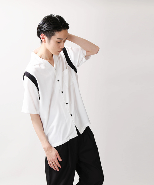 WEGO(ウィゴー)の「WEGO/フィブリルボーリングシャツ(シャツ/ブラウス・メンズ・ホワイト/ブラック/グリーン/ピンク/ネイビー・MEDIUM/LARGE)」の8枚目の写真