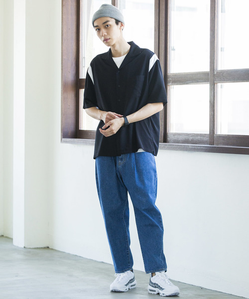 WEGO(ウィゴー)の「WEGO/フィブリルボーリングシャツ(シャツ/ブラウス・メンズ・ホワイト/ブラック/グリーン/ピンク/ネイビー・MEDIUM/LARGE)」の18枚目の写真