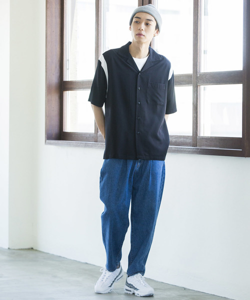 WEGO(ウィゴー)の「WEGO/フィブリルボーリングシャツ(シャツ/ブラウス・メンズ・ホワイト/ブラック/グリーン/ピンク/ネイビー・MEDIUM/LARGE)」の19枚目の写真