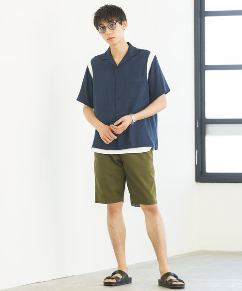 WEGO(ウィゴー)の「WEGO/フィブリルボーリングシャツ(シャツ/ブラウス・メンズ・ホワイト/ブラック/グリーン/ピンク/ネイビー・MEDIUM/LARGE)」の22枚目の写真