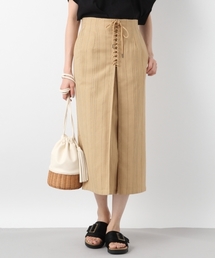 LEPSIM | レースアップストライプタイトスカート　782564(スカート)