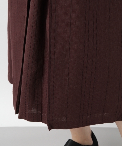 LEPSIM（レプシィム）の「レースアップストライプタイトスカート　782564（スカート・レディース・ナチュラル/ブラウン・MEDIUM/LARGE）」の11枚目の写真